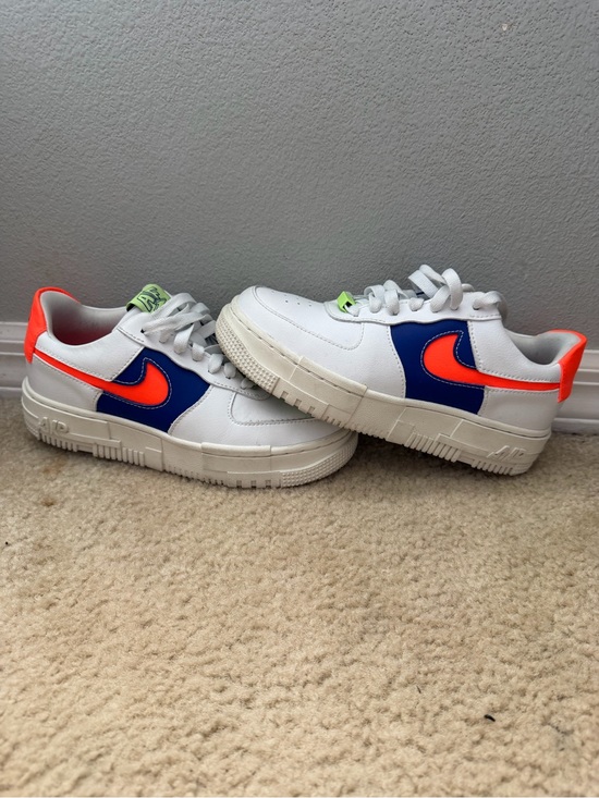 Nike Shoes - Nike Air Force 1 Pixel Summit White Concord Hyper Crimson Women 6.5 DM8340 100